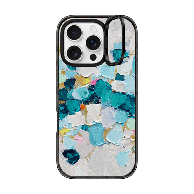 Ann Marie Coolick x CASETiFY iPhone 16 Pro ケース Geometric,Fine Art ブラック インパクトリングスタンドケース MagSafe対応 Winter's Teal Father's Day Ann Marie Coolick x CASETiFY iPhone 16 Pro ケース Geometric,Fine Art ブラック インパクトリングスタンドケース MagSafe対応 Winter's Teal Father's Day