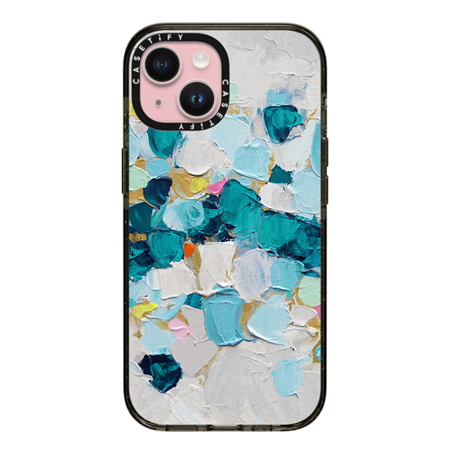Ann Marie Coolick x CASETiFY iPhone 15 ケース Geometric,Fine Art ブラック インパクトケース Winter's Teal Father's Day Ann Marie Coolick x CASETiFY iPhone 15 ケース Geometric,Fine Art ブラック インパクトケース Winter's Teal Father's Day