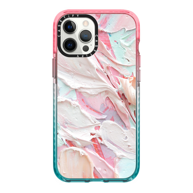 Ann Marie Coolick x CASETiFY iPhone 12 Pro Max Case Pink/Blue Impact Case Pink Floral Frosting Ann Marie Coolick x CASETiFY iPhone 12 Pro Max Case Pink/Blue Impact Case Pink Floral Frosting