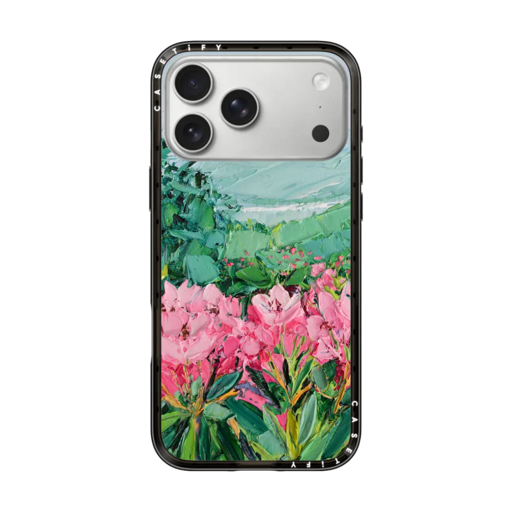 Compact iPhone 17 Pro Max Case MagSafe Compatible - Azalea Gardens