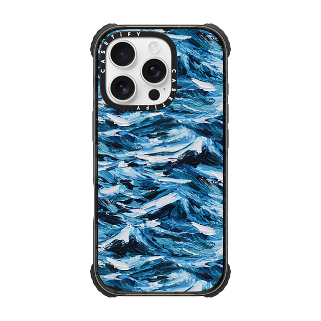 Ann Marie Coolick x CASETiFY iPhone 16 Pro Case Black ウルトラ インパクトケース MagSafe 対応 Deep Blue Seas Ann Marie Coolick x CASETiFY iPhone 16 Pro Case Black ウルトラ インパクトケース MagSafe 対応 Deep Blue Seas