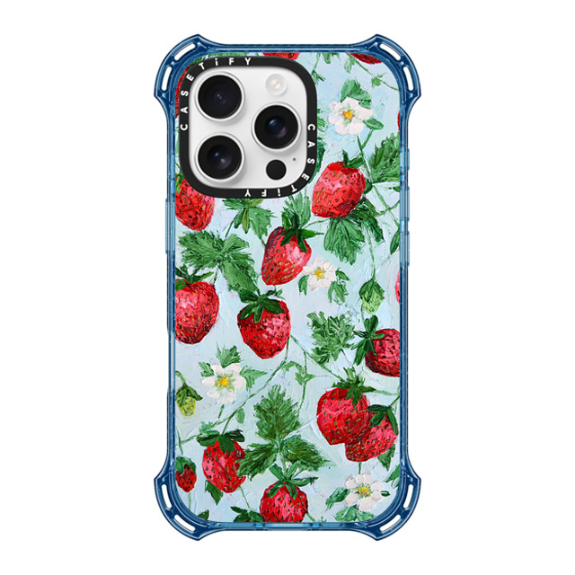 Ann Marie Coolick x CASETiFY iPhone 16 Pro Case ベイビーブルー バウンスケース Strawberry Garden Ann Marie Coolick x CASETiFY iPhone 16 Pro Case ベイビーブルー バウンスケース Strawberry Garden
