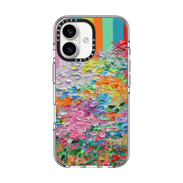 Ann Marie Coolick x CASETiFY iPhone 16 Case Floral,Fine Art クリア クリア ケース MagSafe対応 Floral Frequency Back to School Ann Marie Coolick x CASETiFY iPhone 16 Case Floral,Fine Art クリア クリア ケース MagSafe対応 Floral Frequency Back to School