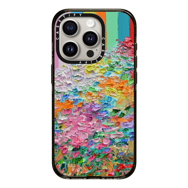 Ann Marie Coolick x CASETiFY iPhone 15 Pro Case Floral,Fine Art Black Impact Case MagSafe Compatible Floral Frequency Back to School Ann Marie Coolick x CASETiFY iPhone 15 Pro Case Floral,Fine Art Black Impact Case MagSafe Compatible Floral Frequency Back to School