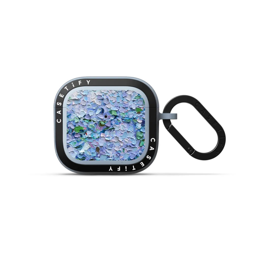 Bounce AirPods 4 Case - Nantucket Blue Hydrangeas