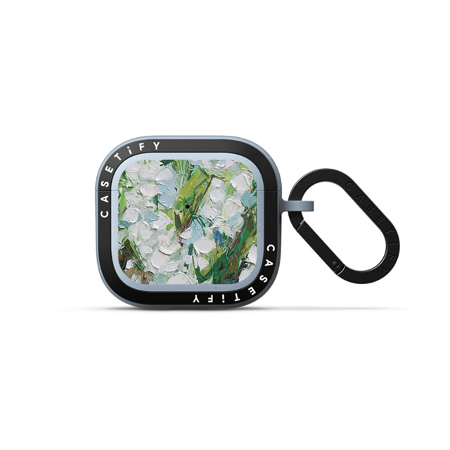 Ann Marie Coolick x CASETiFY AirPods 4 スカイブルー バウンス ケース Wild Squill Flowers