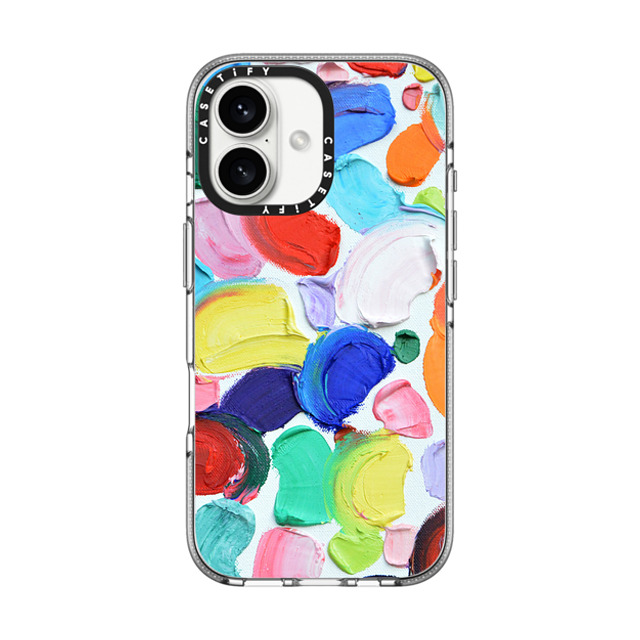 Ann Marie Coolick x CASETiFY iPhone 16 ケース クリア クリア ケース MagSafe対応 Polka Daub Swirls Father's Day Ann Marie Coolick x CASETiFY iPhone 16 ケース クリア クリア ケース MagSafe対応 Polka Daub Swirls Father's Day