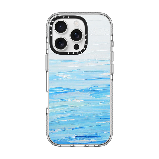 Ann Marie Coolick x CASETiFY iPhone 16 Pro ケース クリア クリア ケース MagSafe対応 Quiet Waters
