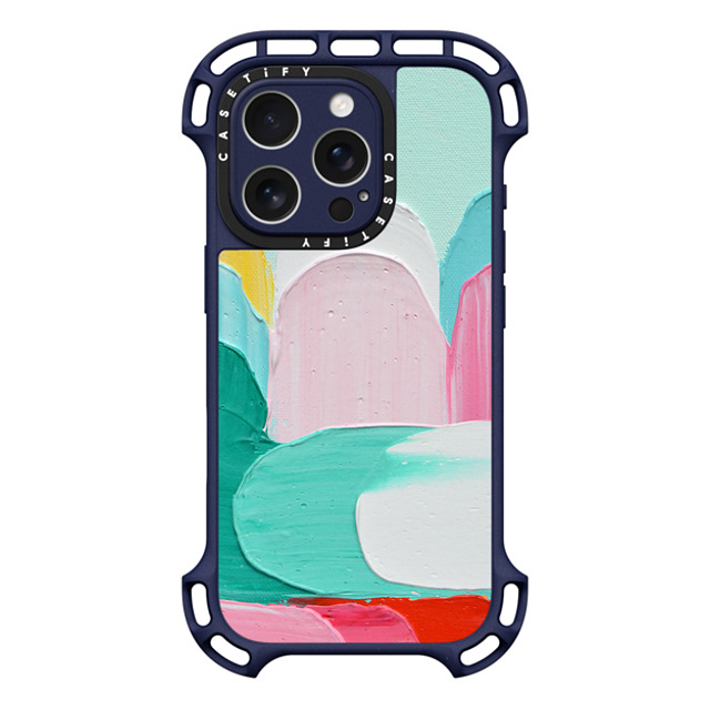 Ann Marie Coolick x CASETiFY iPhone 16 Pro Case インディゴ ウルトラ バウンスケース MagSafe対応 Retro Slabs on Mint Ann Marie Coolick x CASETiFY iPhone 16 Pro Case インディゴ ウルトラ バウンスケース MagSafe対応 Retro Slabs on Mint