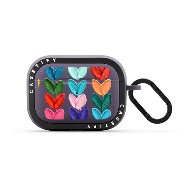Ann Marie Coolick x CASETiFY AirPods Pro Love,Fine Art Matte Deep Purple バウンス ケース Clear Polka Daub Hearts New iPhone Ann Marie Coolick x CASETiFY AirPods Pro Love,Fine Art Matte Deep Purple バウンス ケース Clear Polka Daub Hearts New iPhone