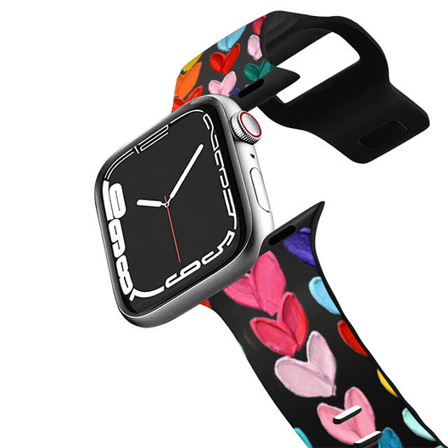 Ann Marie Coolick x CASETiFY Apple Watch Band Series 7-9 (45mm) Love,Fine Art Black インパクト バンド Clear Polka Daub Hearts Back to School Ann Marie Coolick x CASETiFY Apple Watch Band Series 7-9 (45mm) Love,Fine Art Black インパクト バンド Clear Polka Daub Hearts Back to School