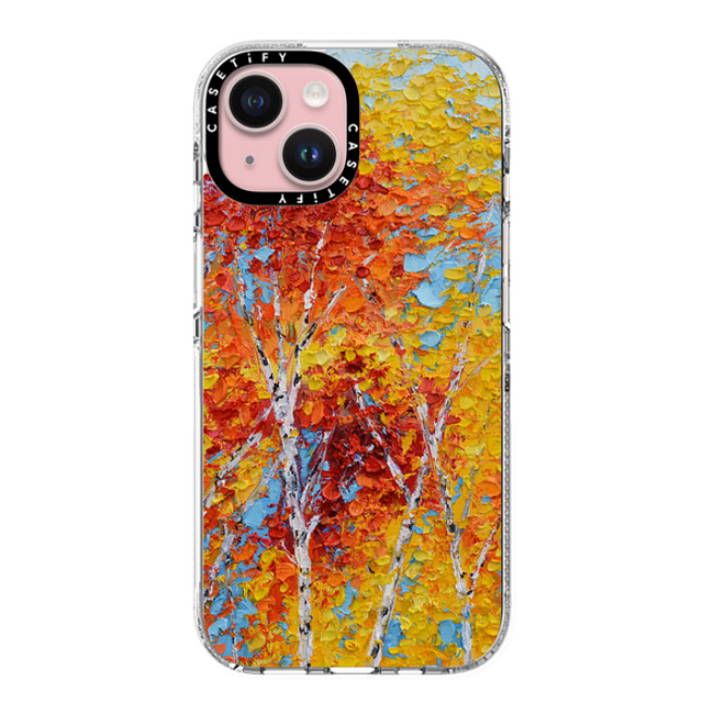 Ann Marie Coolick x CASETiFY iPhone 15 ケース Nature,Fine Art クリア クリア ケース MagSafe対応 Birch Forest Back to School Ann Marie Coolick x CASETiFY iPhone 15 ケース Nature,Fine Art クリア クリア ケース MagSafe対応 Birch Forest Back to School
