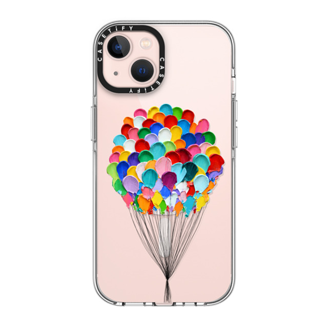 Ann Marie Coolick x CASETiFY iPhone 13 ケース クリア クリア ケース MagSafe対応 Up Up and Away