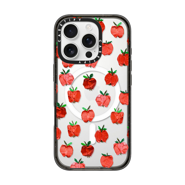 Ann Marie Coolick x CASETiFY iPhone 16 Pro Case Fruit,Fine Art Black Impact Case MagSafe Compatible An Apple a Day Father's Day Ann Marie Coolick x CASETiFY iPhone 16 Pro Case Fruit,Fine Art Black Impact Case MagSafe Compatible An Apple a Day Father's Day