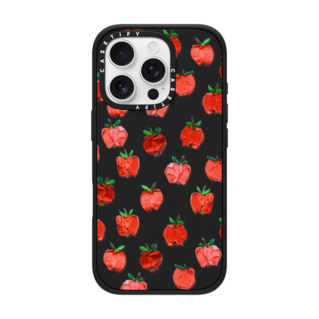 Ann Marie Coolick x CASETiFY iPhone 16 Pro Case Fruit,Fine Art Matte Black Impact Case MagSafe Compatible An Apple a Day Father's Day Ann Marie Coolick x CASETiFY iPhone 16 Pro Case Fruit,Fine Art Matte Black Impact Case MagSafe Compatible An Apple a Day Father's Day