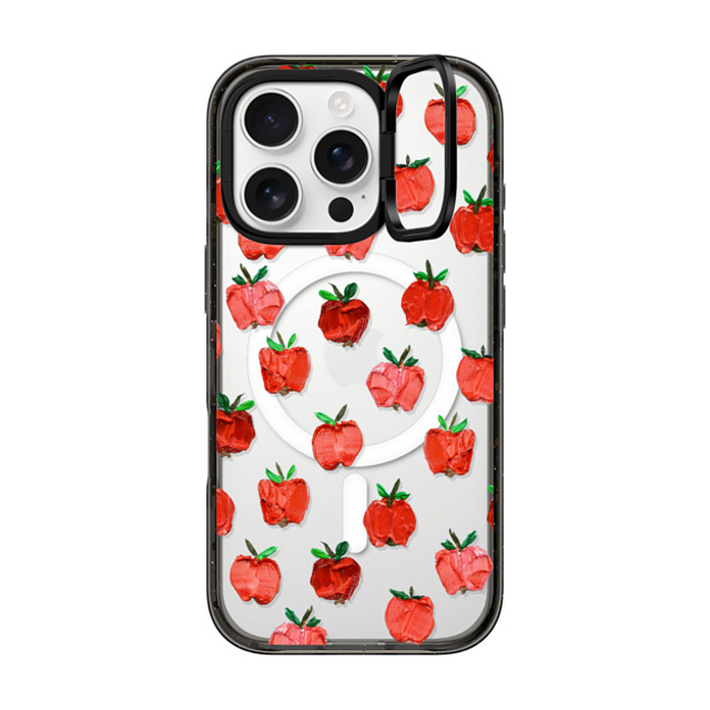 Ann Marie Coolick x CASETiFY iPhone 16 Pro Case Fruit,Fine Art Black インパクトリングスタンドケース MagSafe対応 An Apple a Day Father's Day Ann Marie Coolick x CASETiFY iPhone 16 Pro Case Fruit,Fine Art Black インパクトリングスタンドケース MagSafe対応 An Apple a Day Father's Day
