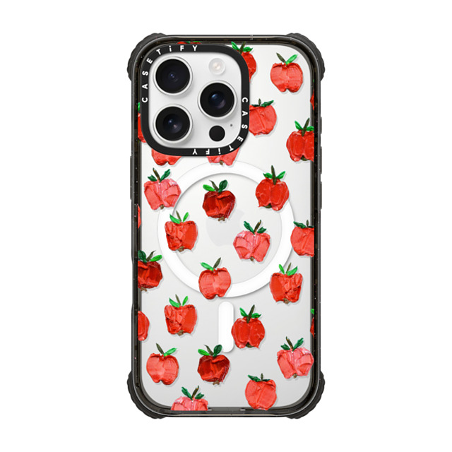 Ann Marie Coolick x CASETiFY iPhone 16 Pro Case Fruit,Fine Art Black ウルトラ インパクトケース MagSafe 対応 An Apple a Day Father's Day Ann Marie Coolick x CASETiFY iPhone 16 Pro Case Fruit,Fine Art Black ウルトラ インパクトケース MagSafe 対応 An Apple a Day Father's Day
