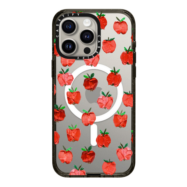 Ann Marie Coolick x CASETiFY iPhone 15 Pro Max Case Fruit,Fine Art Black Impact Case MagSafe Compatible An Apple a Day Back to School Ann Marie Coolick x CASETiFY iPhone 15 Pro Max Case Fruit,Fine Art Black Impact Case MagSafe Compatible An Apple a Day Back to School