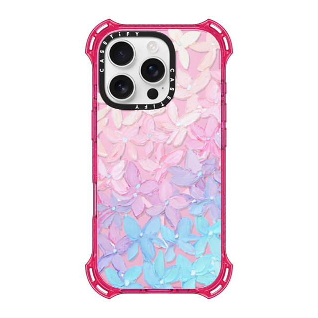 Ann Marie Coolick x CASETiFY iPhone 16 Pro Case Floral,Pastel プリムローズ ピンク バウンスケース Clear Hydrangea Blooms Back to School Ann Marie Coolick x CASETiFY iPhone 16 Pro Case Floral,Pastel プリムローズ ピンク バウンスケース Clear Hydrangea Blooms Back to School