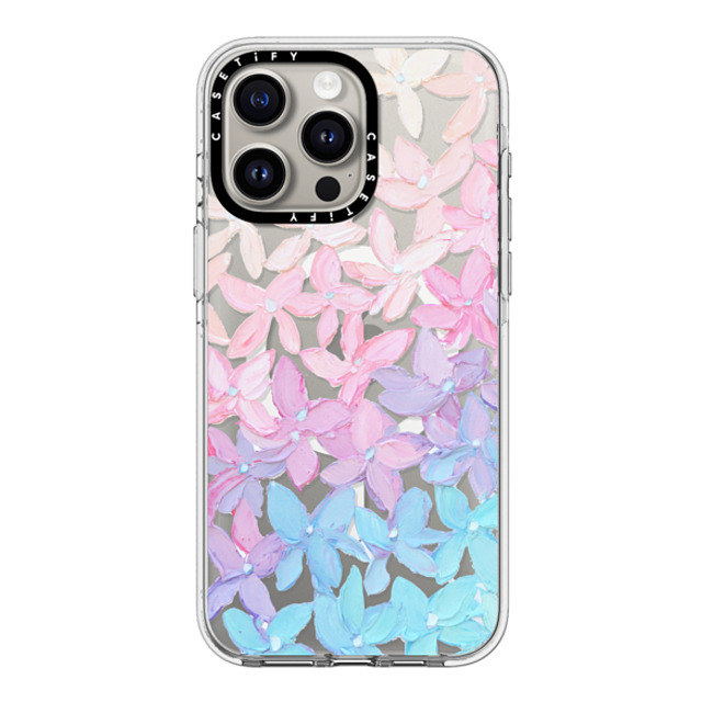 Ann Marie Coolick x CASETiFY iPhone 15 Pro Max ケース クリア クリア ケース MagSafe対応 Clear Hydrangea Blooms