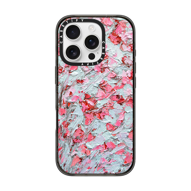 Ann Marie Coolick x CASETiFY iPhone 16 Pro ケース ブラック インパクトケース MagSafe対応 First Blooms Father's Day Ann Marie Coolick x CASETiFY iPhone 16 Pro ケース ブラック インパクトケース MagSafe対応 First Blooms Father's Day