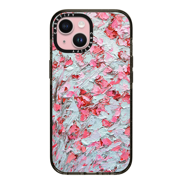 Ann Marie Coolick x CASETiFY iPhone 15 ケース ブラック インパクトケース First Blooms Mother's Day Ann Marie Coolick x CASETiFY iPhone 15 ケース ブラック インパクトケース First Blooms Mother's Day