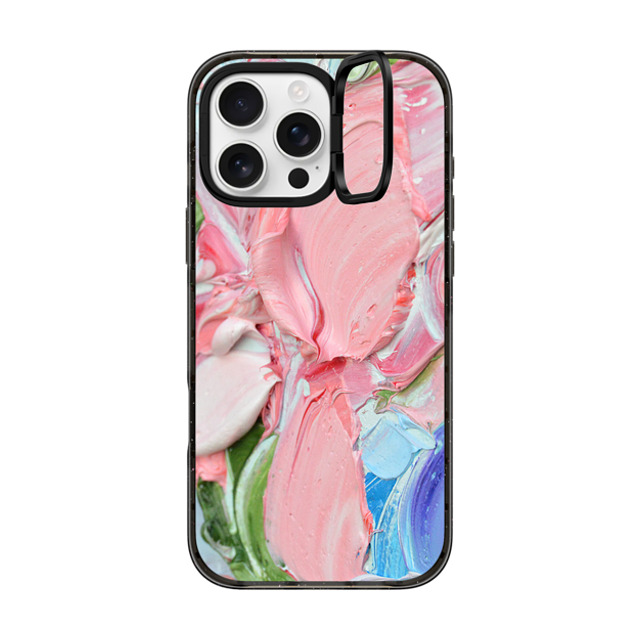 Ann Marie Coolick x CASETiFY iPhone 16 Pro Max Case Black インパクトリングスタンドケース MagSafe対応 Frosted Coral Father's Day Ann Marie Coolick x CASETiFY iPhone 16 Pro Max Case Black インパクトリングスタンドケース MagSafe対応 Frosted Coral Father's Day