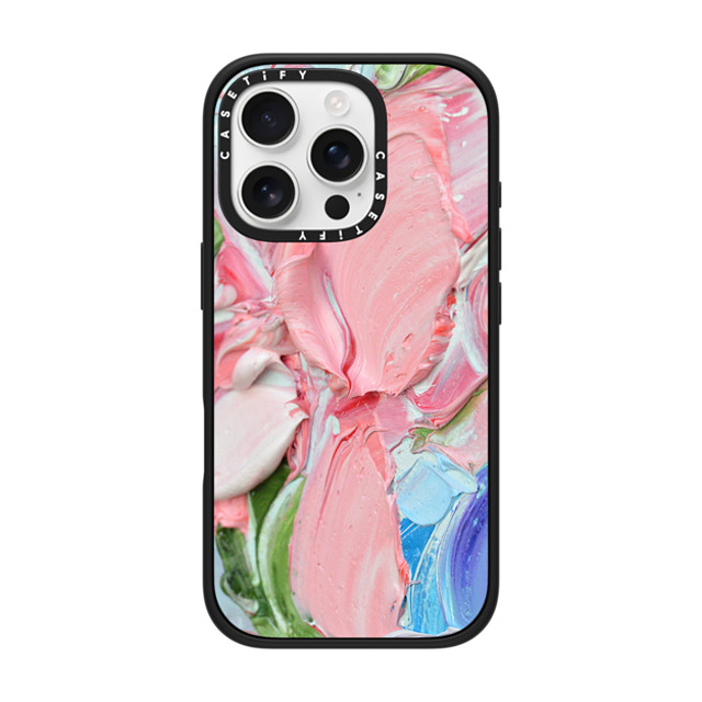 Ann Marie Coolick x CASETiFY iPhone 16 Pro Case Matte Black Impact Case MagSafe Compatible Frosted Coral Father's Day Ann Marie Coolick x CASETiFY iPhone 16 Pro Case Matte Black Impact Case MagSafe Compatible Frosted Coral Father's Day