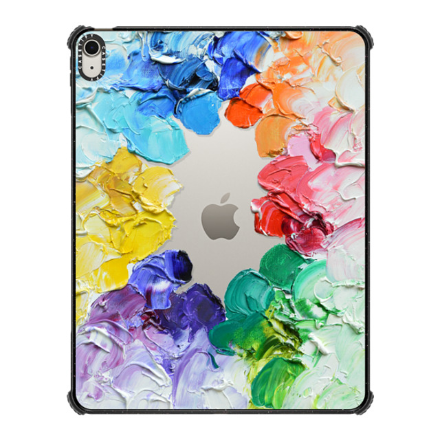 Ann Marie Coolick x CASETiFY iPad Air 13-inch (M2/M3) ブラック iPad インパクト ケース Rainbow Color Wheel Father's Day Ann Marie Coolick x CASETiFY iPad Air 13-inch (M2/M3) ブラック iPad インパクト ケース Rainbow Color Wheel Father's Day
