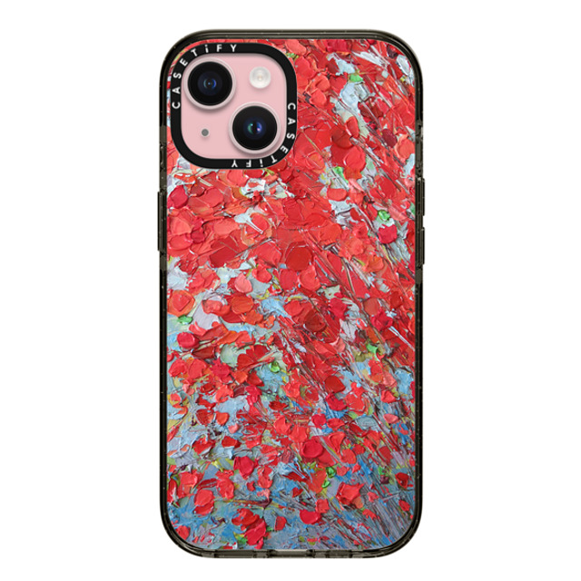 Ann Marie Coolick x CASETiFY iPhone 15 Case Cherry Black Impact Case MagSafe Compatible Black Cherry Mother's Day Ann Marie Coolick x CASETiFY iPhone 15 Case Cherry Black Impact Case MagSafe Compatible Black Cherry Mother's Day