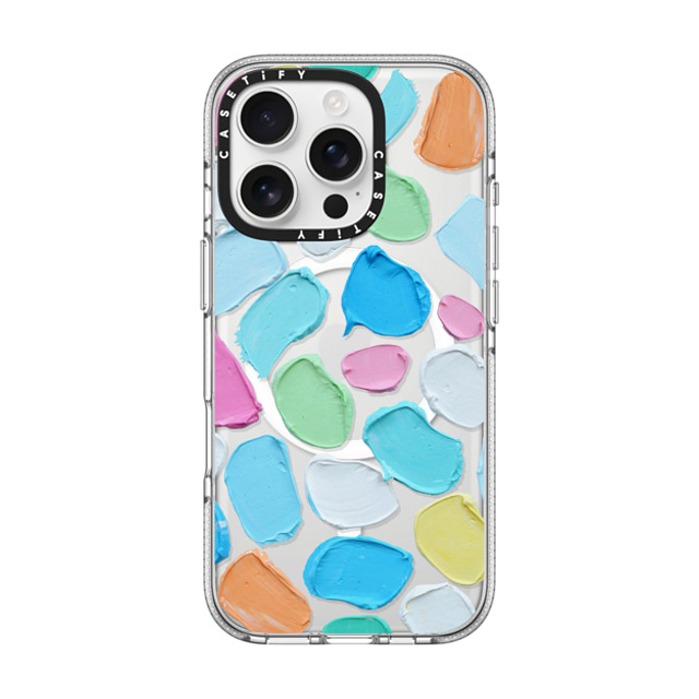 Ann Marie Coolick x CASETiFY iPhone 16 Pro Case Pastel,Geometric Clear Clear Case MagSafe Compatible Pastel Candies Mother's Day Ann Marie Coolick x CASETiFY iPhone 16 Pro Case Pastel,Geometric Clear Clear Case MagSafe Compatible Pastel Candies Mother's Day