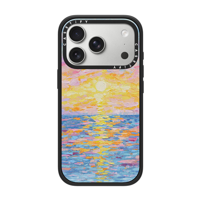 Ann Marie Coolick x CASETiFY iPhone 17 Pro �P�[�X �}�b�g�u���b�N �C���p�N�g�P�[�X MagSafe�Ή� Frosted Sunset