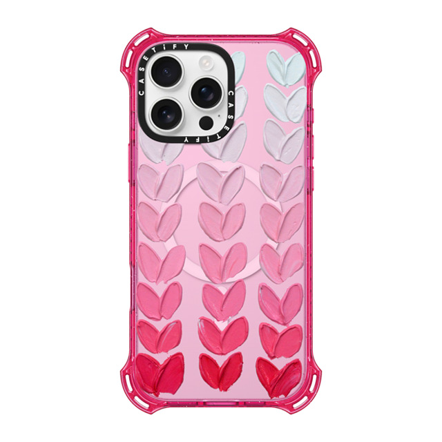Ann Marie Coolick x CASETiFY iPhone 16 Pro Max Case Pastel,Love プリムローズ ピンク バウンスケース Pink Polka Daub Hearts Mother's Day Ann Marie Coolick x CASETiFY iPhone 16 Pro Max Case Pastel,Love プリムローズ ピンク バウンスケース Pink Polka Daub Hearts Mother's Day