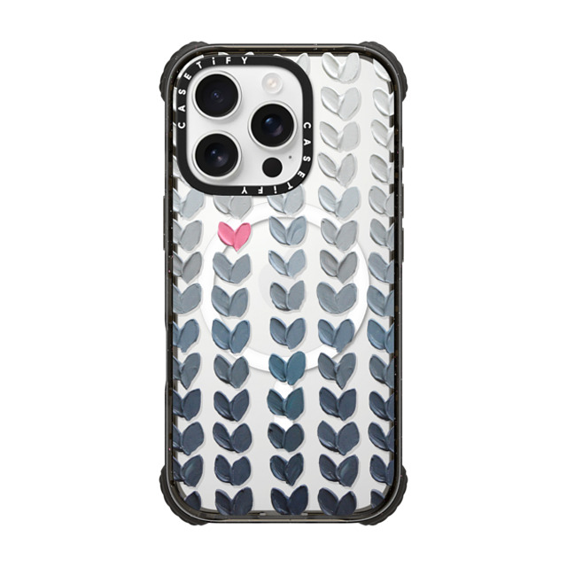 Ann Marie Coolick x CASETiFY iPhone 16 Pro Case Love,Fine Art Black ウルトラ インパクトケース MagSafe 対応 Pink and Grey Polka Daub Hearts Mother's Day Ann Marie Coolick x CASETiFY iPhone 16 Pro Case Love,Fine Art Black ウルトラ インパクトケース MagSafe 対応 Pink and Grey Polka Daub Hearts Mother's Day