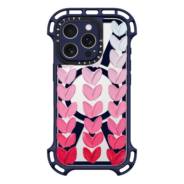 Ann Marie Coolick x CASETiFY iPhone 16 Pro Case Pastel,Love インディゴ ウルトラ バウンスケース MagSafe対応 Pink Polka Daub Hearts Mother's Day Ann Marie Coolick x CASETiFY iPhone 16 Pro Case Pastel,Love インディゴ ウルトラ バウンスケース MagSafe対応 Pink Polka Daub Hearts Mother's Day