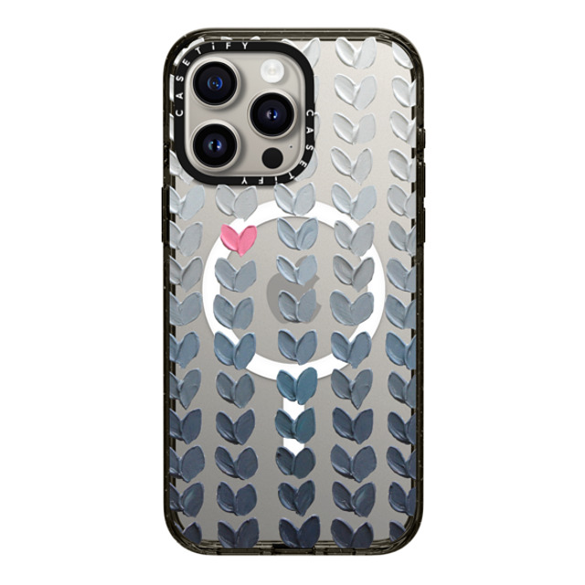 Ann Marie Coolick x CASETiFY iPhone 15 Pro Max ケース Love,Fine Art ブラック インパクトケース MagSafe対応 Pink and Grey Polka Daub Hearts Mother's Day Ann Marie Coolick x CASETiFY iPhone 15 Pro Max ケース Love,Fine Art ブラック インパクトケース MagSafe対応 Pink and Grey Polka Daub Hearts Mother's Day