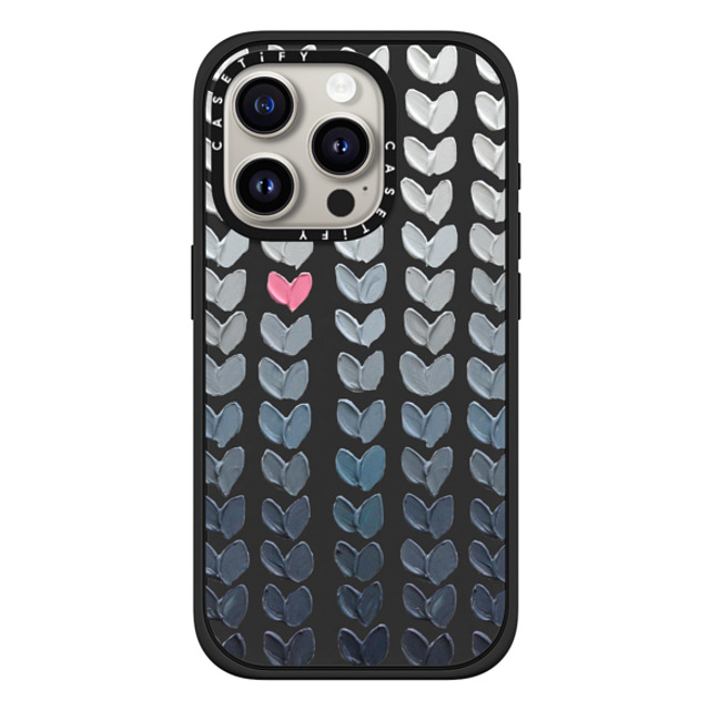 Ann Marie Coolick x CASETiFY iPhone 15 Pro Case Love,Fine Art マットブラック インパクトケース MagSafe対応 Pink and Grey Polka Daub Hearts Mother's Day Ann Marie Coolick x CASETiFY iPhone 15 Pro Case Love,Fine Art マットブラック インパクトケース MagSafe対応 Pink and Grey Polka Daub Hearts Mother's Day