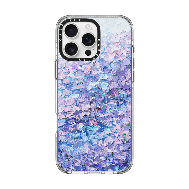 Ann Marie Coolick x CASETiFY iPhone 16 Pro Max ケース クリア クリア ケース MagSafe対応 Hydrangea Summer