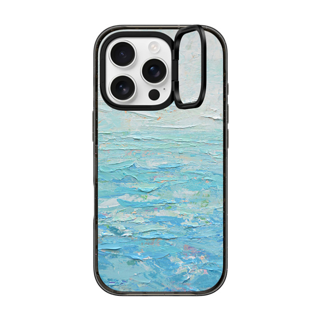 Ann Marie Coolick x CASETiFY iPhone 16 Pro Case Black インパクトリングスタンドケース MagSafe対応 Out to Sea Father's Day Ann Marie Coolick x CASETiFY iPhone 16 Pro Case Black インパクトリングスタンドケース MagSafe対応 Out to Sea Father's Day