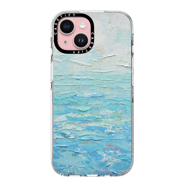 Ann Marie Coolick x CASETiFY iPhone 15 Case Clear Clear Case MagSafe Compatible Out to Sea Father's Day Ann Marie Coolick x CASETiFY iPhone 15 Case Clear Clear Case MagSafe Compatible Out to Sea Father's Day