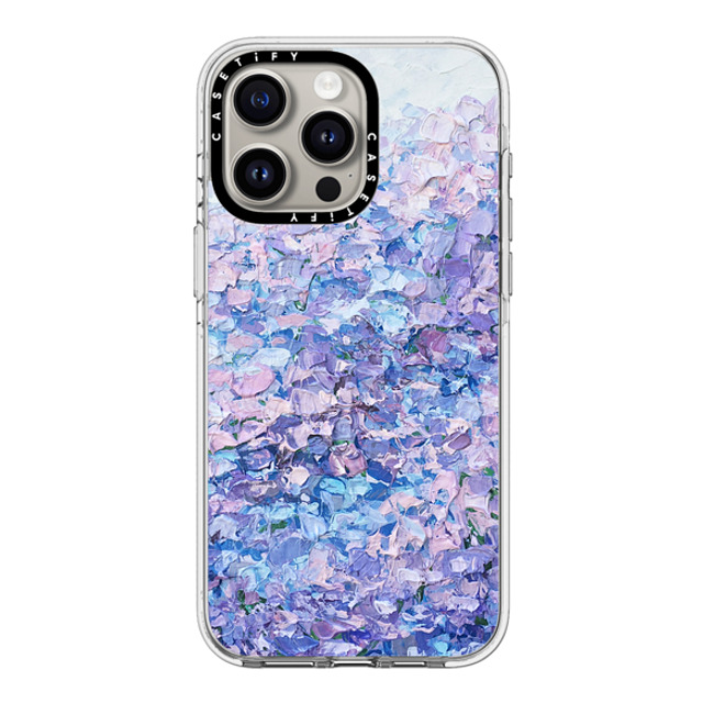 Ann Marie Coolick x CASETiFY iPhone 15 Pro Max ケース クリア クリア ケース MagSafe対応 Hydrangea Summer