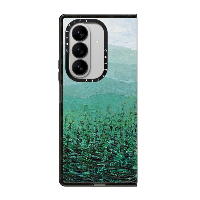 Ann Marie Coolick x CASETiFY Galaxy Z Fold7 P[X Nature ubN Impact Magnetic Case Pine Forest