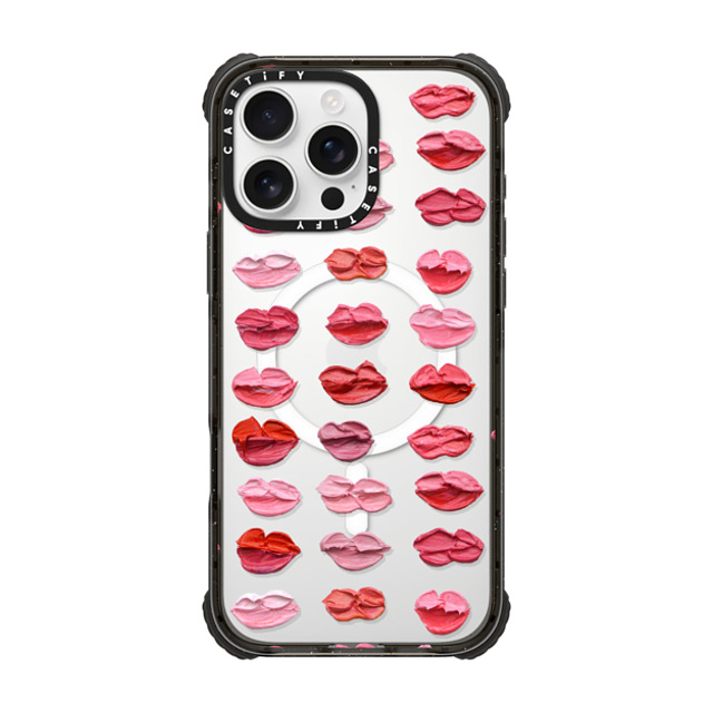 Ann Marie Coolick x CASETiFY iPhone 16 Pro Max Case Love,Fine Art Black ウルトラ インパクトケース MagSafe 対応 Polka Daub Lips Father's Day Ann Marie Coolick x CASETiFY iPhone 16 Pro Max Case Love,Fine Art Black ウルトラ インパクトケース MagSafe 対応 Polka Daub Lips Father's Day