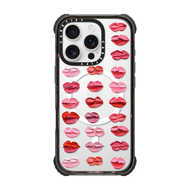 Ann Marie Coolick x CASETiFY iPhone 16 Pro Case Love,Fine Art Black ウルトラ インパクトケース MagSafe 対応 Polka Daub Lips Father's Day Ann Marie Coolick x CASETiFY iPhone 16 Pro Case Love,Fine Art Black ウルトラ インパクトケース MagSafe 対応 Polka Daub Lips Father's Day