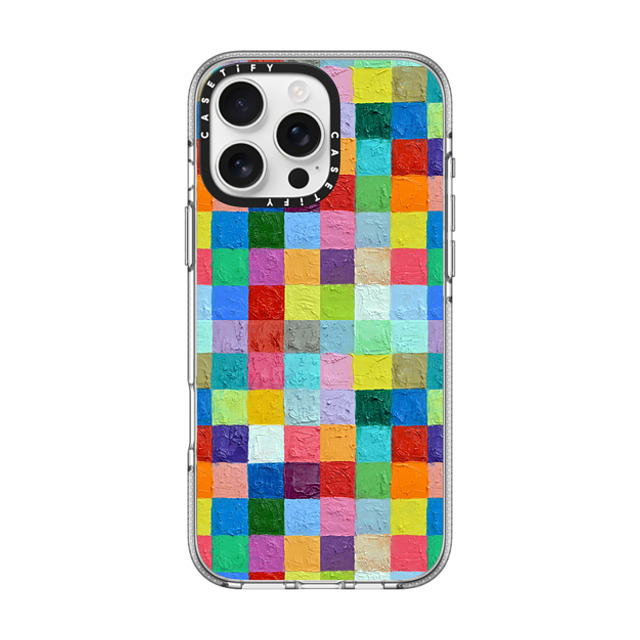 Ann Marie Coolick x CASETiFY iPhone 16 Pro Max Case Abstract Clear Clear Case MagSafe Compatible Polka Daub Grid Mother's Day Ann Marie Coolick x CASETiFY iPhone 16 Pro Max Case Abstract Clear Clear Case MagSafe Compatible Polka Daub Grid Mother's Day