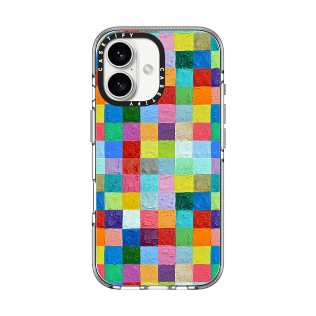 Ann Marie Coolick x CASETiFY iPhone 16 Case Abstract Clear Clear Case MagSafe Compatible Polka Daub Grid Mother's Day Ann Marie Coolick x CASETiFY iPhone 16 Case Abstract Clear Clear Case MagSafe Compatible Polka Daub Grid Mother's Day