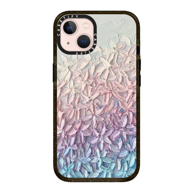 Ann Marie Coolick x CASETiFY iPhone 13 ケース ブラック インパクトケース Cherry Blossom Gradient