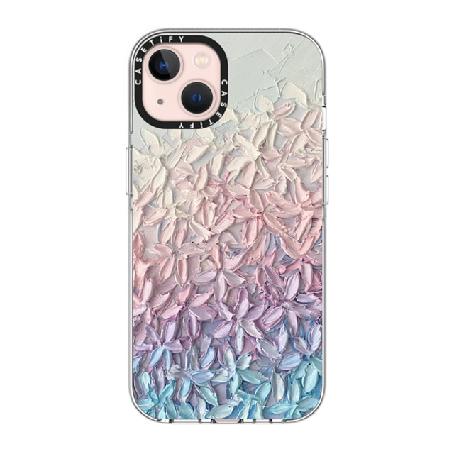 Ann Marie Coolick x CASETiFY iPhone 13 ケース クリア クリア ケース MagSafe対応 Cherry Blossom Gradient