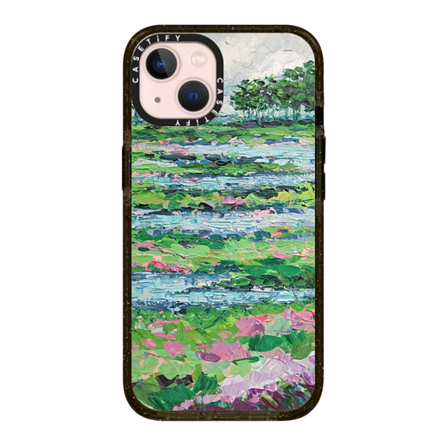 Ann Marie Coolick x CASETiFY iPhone 13 ケース ブラック インパクトケース MagSafe対応 Marsh Romance