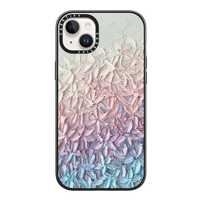 Ann Marie Coolick x CASETiFY iPhone 14 Plus ケース Floral,Fine Art マットブラック インパクトケース Cherry Blossom Gradient Mother's Day Ann Marie Coolick x CASETiFY iPhone 14 Plus ケース Floral,Fine Art マットブラック インパクトケース Cherry Blossom Gradient Mother's Day